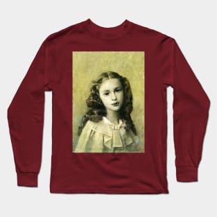 Victorian Gothic Vampire Girl Long Sleeve T-Shirt